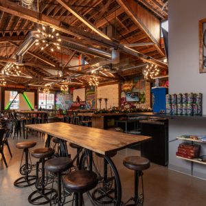 Mini Golf bar table and bar